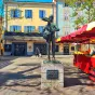 L'homme au mouton de Pablo Picasso, Vallauris - Photo : RCF Nice Côte d'Azur 