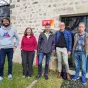 De gauche à droite : Martin Obadia, Michelle Vallery, Gilles Collanges, Eric Dussap et le père Jean-Pierre Debard 