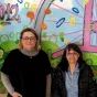 Sandrine Raynal et Nadine Delort au micro de RCF