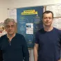 illes Patrac aux côtés du secrétaire national de l'AFOC David Rousset
