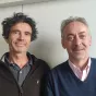 Alain Bertaudeau et Vincent Beugnet, coprésidents du collectif Mazhad (Marcé zones humides à défendre) ©RCF Anjou