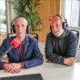Yvon Bertorello (à gauche), Éric Stoffel - © RCF Lyon