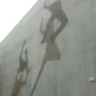 Echappées d'art 2023, une œuvre de street art a pris place sur le mur de la nouvelle maison de quartier des Hauts de Saint Aubin à Angers ©RCF Anjou