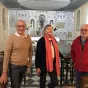 Christian Boissonneau, Elisabeth Ollanier et Daniel Gava, de l’association de sauvegarde de Notre Dame de Lorette