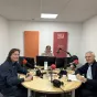 Pierre de Charentenay et Roberto Beltrami dans les studios de ©Dialogue RCF à Marseille