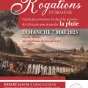 Grande procession avec les élus et les paroisses de Dracénie, pour demander la pluie