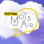 affiche du festival Les Mots en l'air - DR