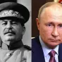 Staline en 1943 / Vladimir Poutine en 2022 ©Wikimédia commons