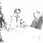 Réunion clandestine de la direction du PCF à Longjumeau en 1943 ©Wikimédia commons