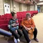 Chloé Vernet et la comédienne Sylvie Debras © Lucas Juguelet