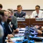 Commission des affaires sociales à l'Assemblée Nationale le 31/05/2023 Examen de la proposition de loi abrogeant le recul de l'âge effectif de départ à la retraite et proposant la tenue d’une conférence de financement du système de retraite. © Xose Bouzas / Hans Lucas