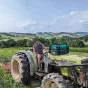 Blaise Fayolle sur son tracteur - © RCF Lyon (Didier Rodriguez)