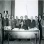 Élections municipales  : le maire et les adjoints ©  AMCB_29W24_1977 - Gérard Frat
