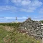 Le phare du Créac'h où se trouve le musée des phares et balises. ©Manon Deniau.