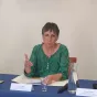 Anne Vignot lors de la conférence de presse de rentrée © Chloé Vernet