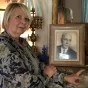 Martine Gérardin et son grand-père