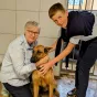 Notre jeune stagiaire, Alexandre, était à deux doigts d'adopter Echo.