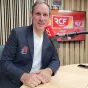 Frédéric Moine, le président du RCSR, dans les studios de RCF à Annecy. RCF Haute-Savoie