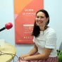 Alice Marignane dans les studios de Dialogue RCF par @Robert Poulain