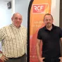 Christophe Bellanger, président des Culs Rouges, et son vice-président, Matthieu Gudefin.