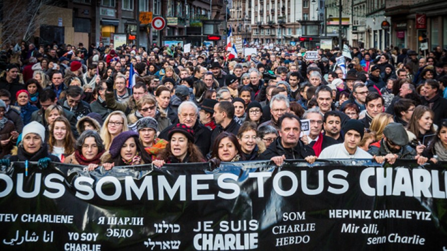 Wikimédia Commons / Rassemblement du 11 janvier à Strasbourg
