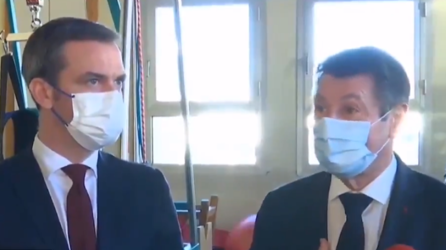 Olivier Véran et Christian Estrosi à l'Archet ce samedi 20 février.