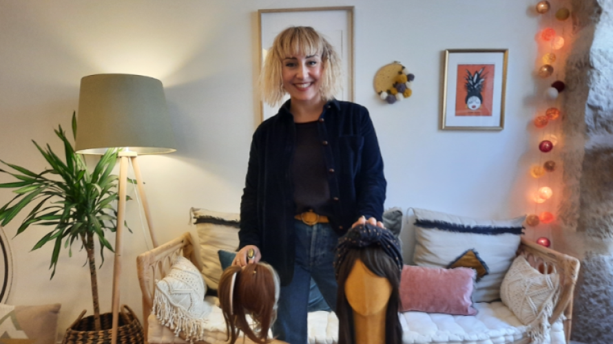 Julie Meunier dans sa boutique de Nice - Photo RCF 2021
