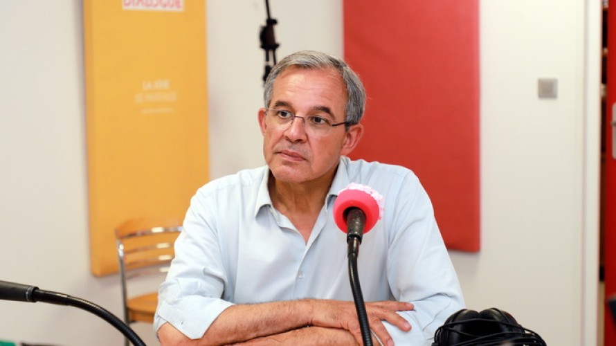 Thierry Mariani dans notre studio - Photo: Robert Poulain
