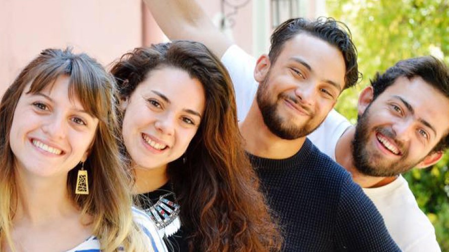 Association Coexister / InterFaith Tour - Bénédicte, Bettina, Sami et Éloi forment l'équipe de la troisième édition de l'InterFaith Tour