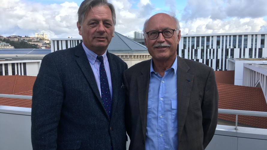 RCF Lyon 2019 -  Cyrille Isaac-Sibille (g.) et Jean-Louis Touraine (d.)