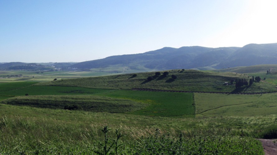 Wikimédia Commons - Vue panoramique de la chaîne montagneuse du Carmel.