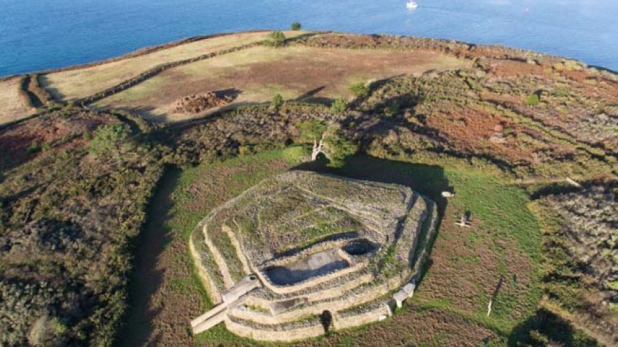 Département du Morbihan / Le Petit Mont vu du ciel