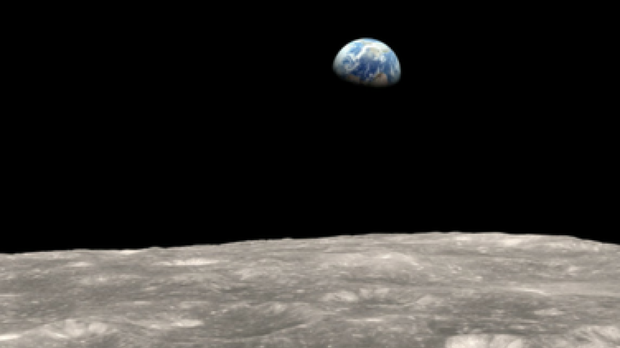 NASA - "Lever de Terre" depuis Apollo 8, 24 décembre 1968