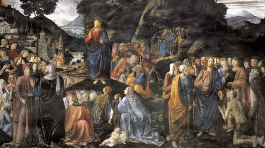 Wikimédia Commons / Sermon sur la montagne, de Cosimo Rosselli, v. 1481