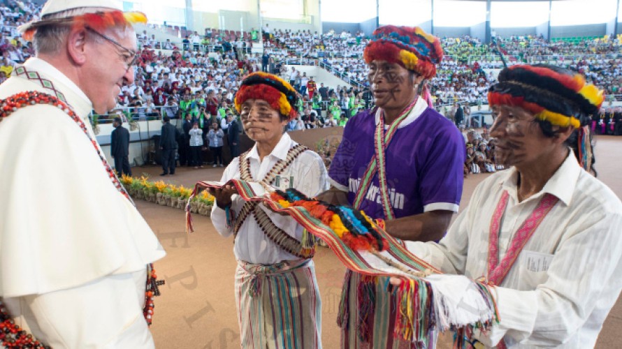Vatican - Affiche du synode sur l'Amazonie