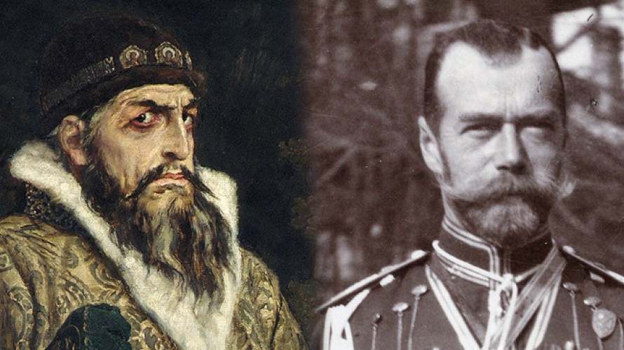 Wikimédia Commons / Ivan le Terrible, par Viktor Vasnetsov, 1897 - Nicolas II en 1912