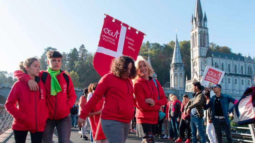 Apprentis d'Auteuil - Le 24e pèlerinage d’Apprentis d’Auteuil à Lourdes