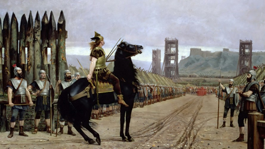 Wikimédia Commons - Henri-Paul Motte, Vercingétorix se rend à César, 1886