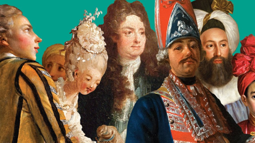 Château de Versailles - Affiche de l'exposition "Visiteurs de Versailles", 