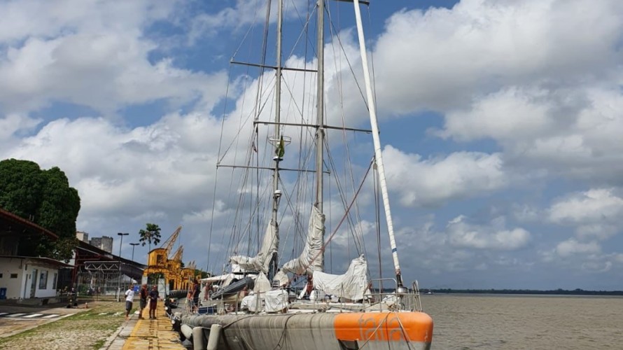 Tara à Belém Do Pará. ©fondationtaraocean Facebook