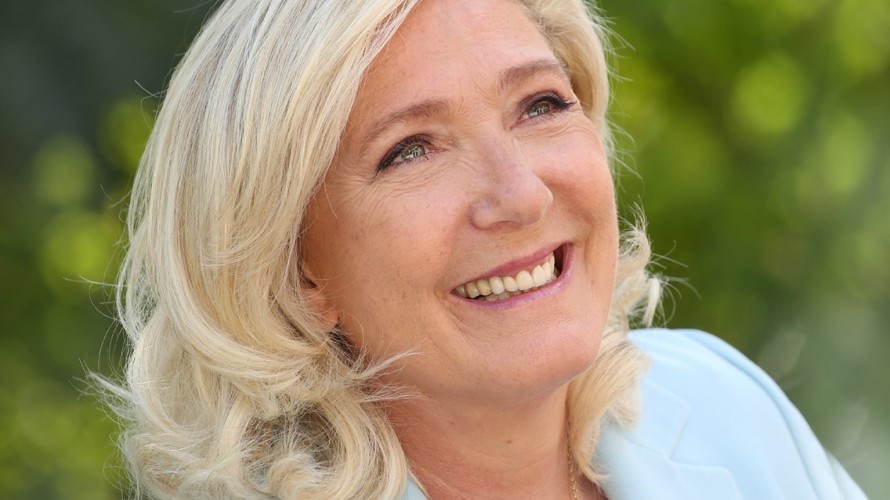 Affiche de campagne présidentielle du Rassemblement National