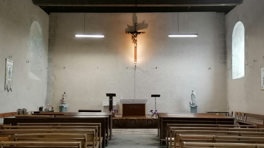 L'église de Banelle a été restaurée à l'intérieur