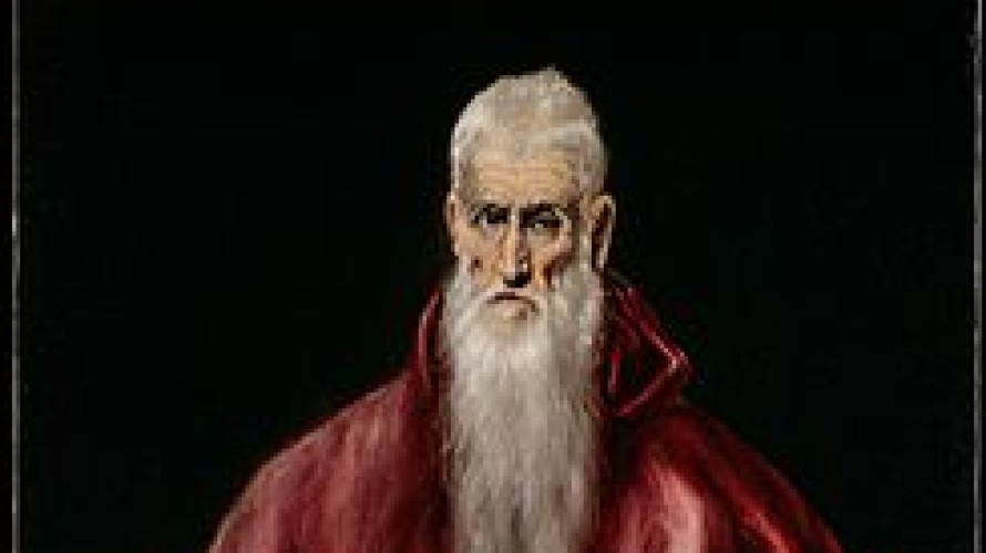©Saint Jérôme de Stridon cardinal par Le Greco