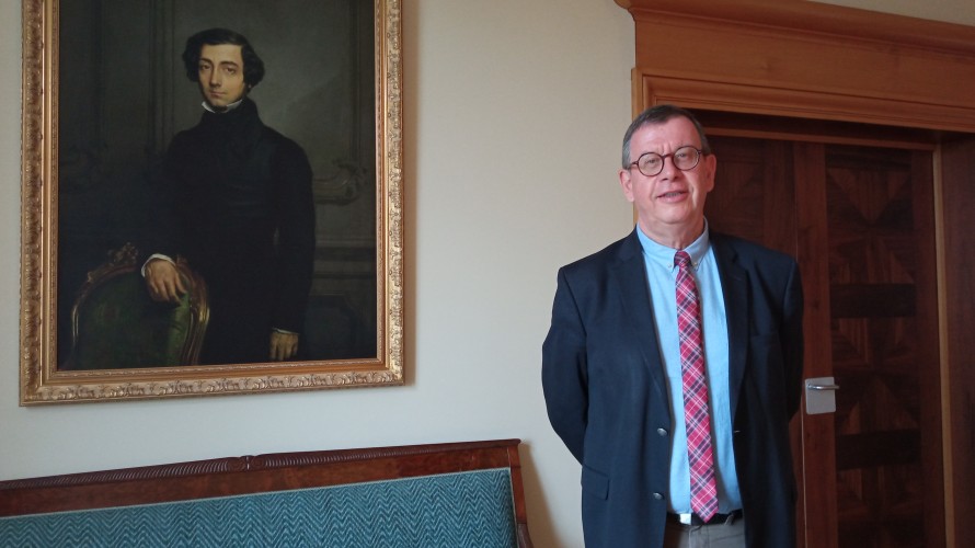 Le nouveau président de la Manche, Jean Morin ©RCF