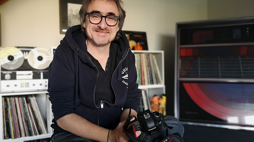 Yannick Perrin, photographe professionnel ©RCF Haute-Savoie, 2021