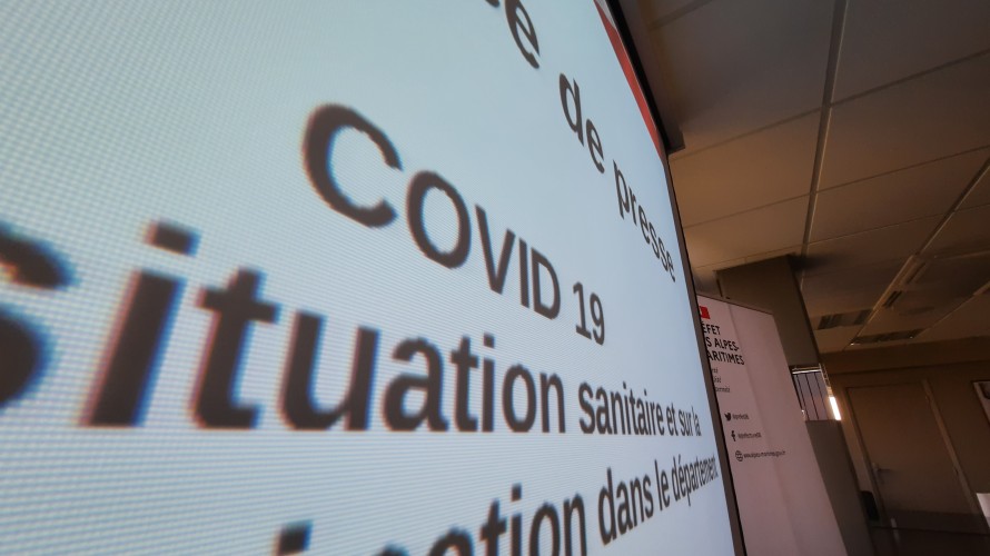 Conférence de presse Covid-19 à la préfecture des Alpes-Maritimes - Photo d'illustration RCF