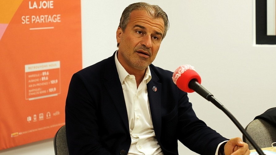 Jean-Luc Chauvin, dans les studios de Dialogue RCF. Crédit Robert Poulain