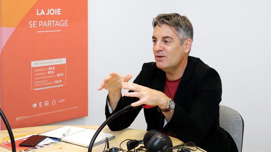 Pierre-Marie Ganozzi, adjoint au maire de Marseille en charge des écoles. Crédit Robert Poulain