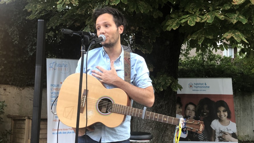 Vianney en concert bénévole pour Habitat et Humanisme © RCF Sarthe