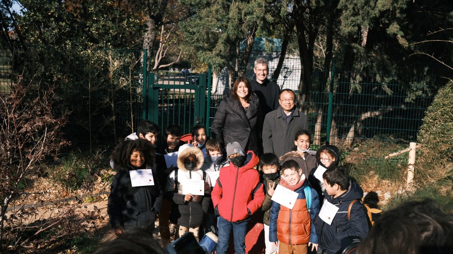 Inauguration du jardin japonnais au parc Longchamp ©Nina Pavan
